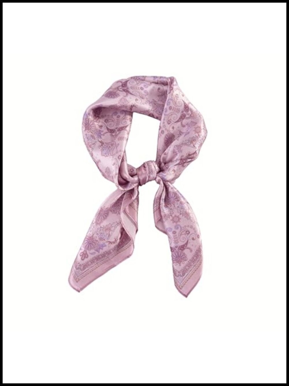 100% Mulberry Silk Square Scarf 26x26 Bandana Neckerchief Head Wrap